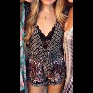 Long sleeve romper